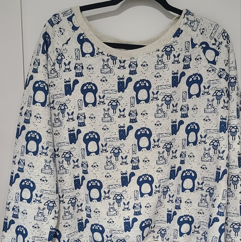 Xl women's animal crew sweatshirt